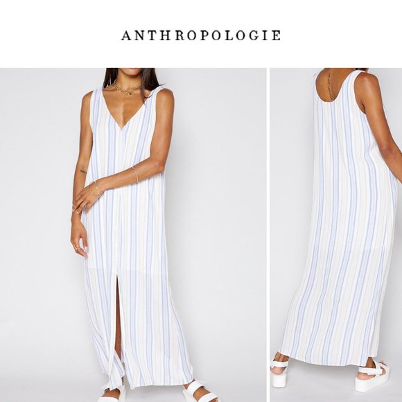 Anthropologie Dresses & Skirts - SOLD - Anthropologie Sadie & Sage Striped Danna Maxi Dress Sz S
